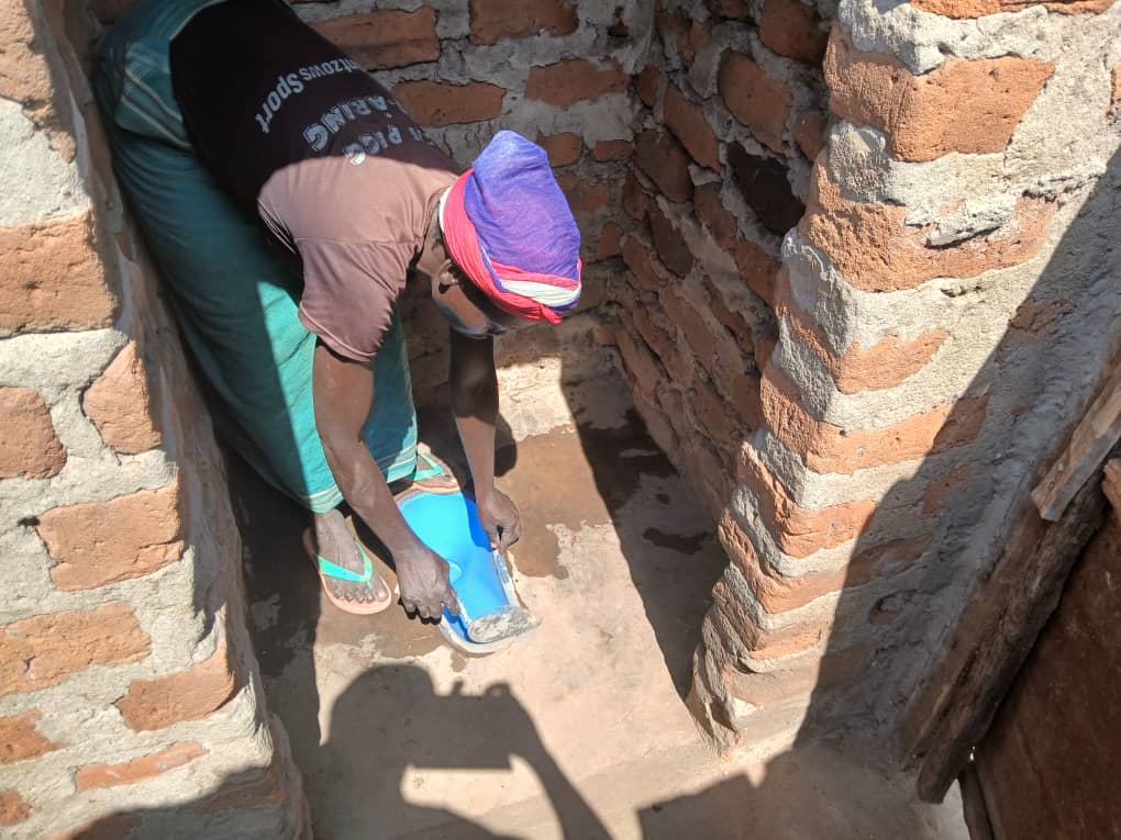 Harriet Angwec sanitation mason in Uganda
